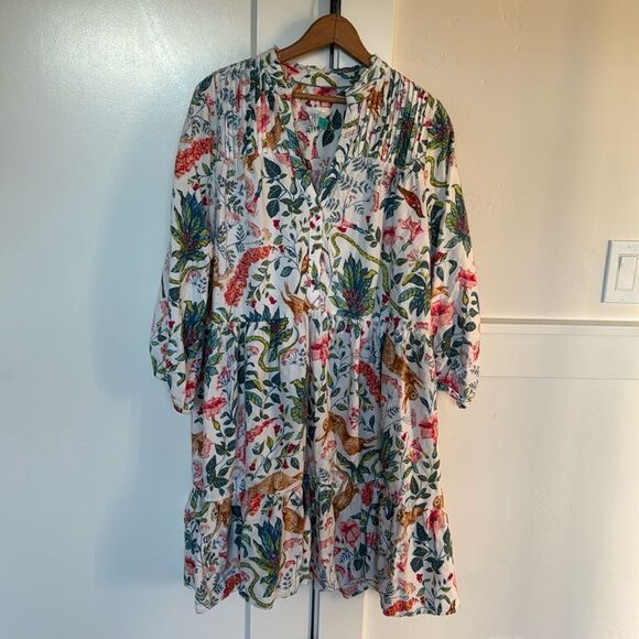 Anthropologie Kelly Louise Judd Whimsical Flannel Sleep Dress Women’s Size 1X - Picture 4 of 15